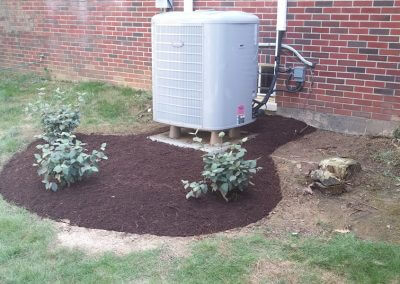 Improved Landscape at HVAC System