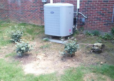 Poor Landscape at HVAC System